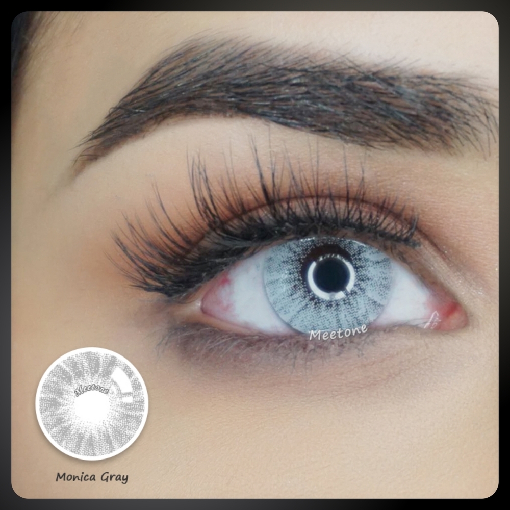 Eton Monica Gray Eye Lashes and Lenses